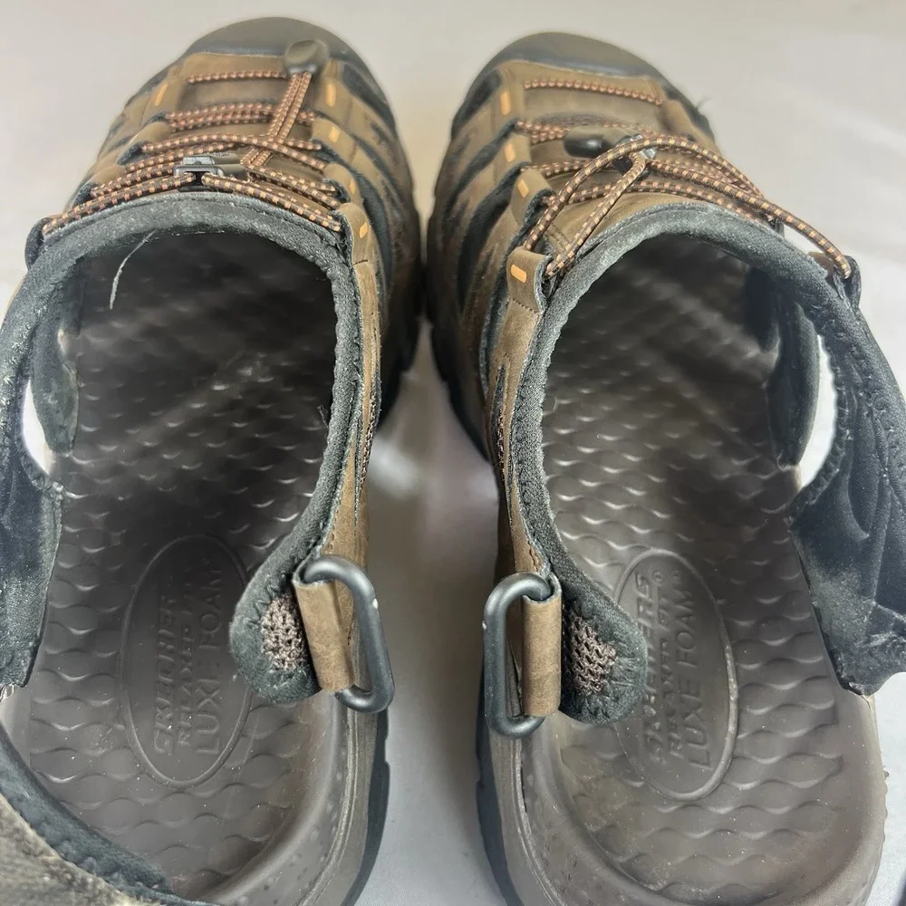 Skechers Relaxed Fit Men's Water Hiking Shoes Size 9 Brown SN204111 Used